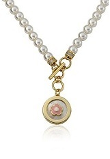 breathtaking little flower girl pearl necklace for babies 